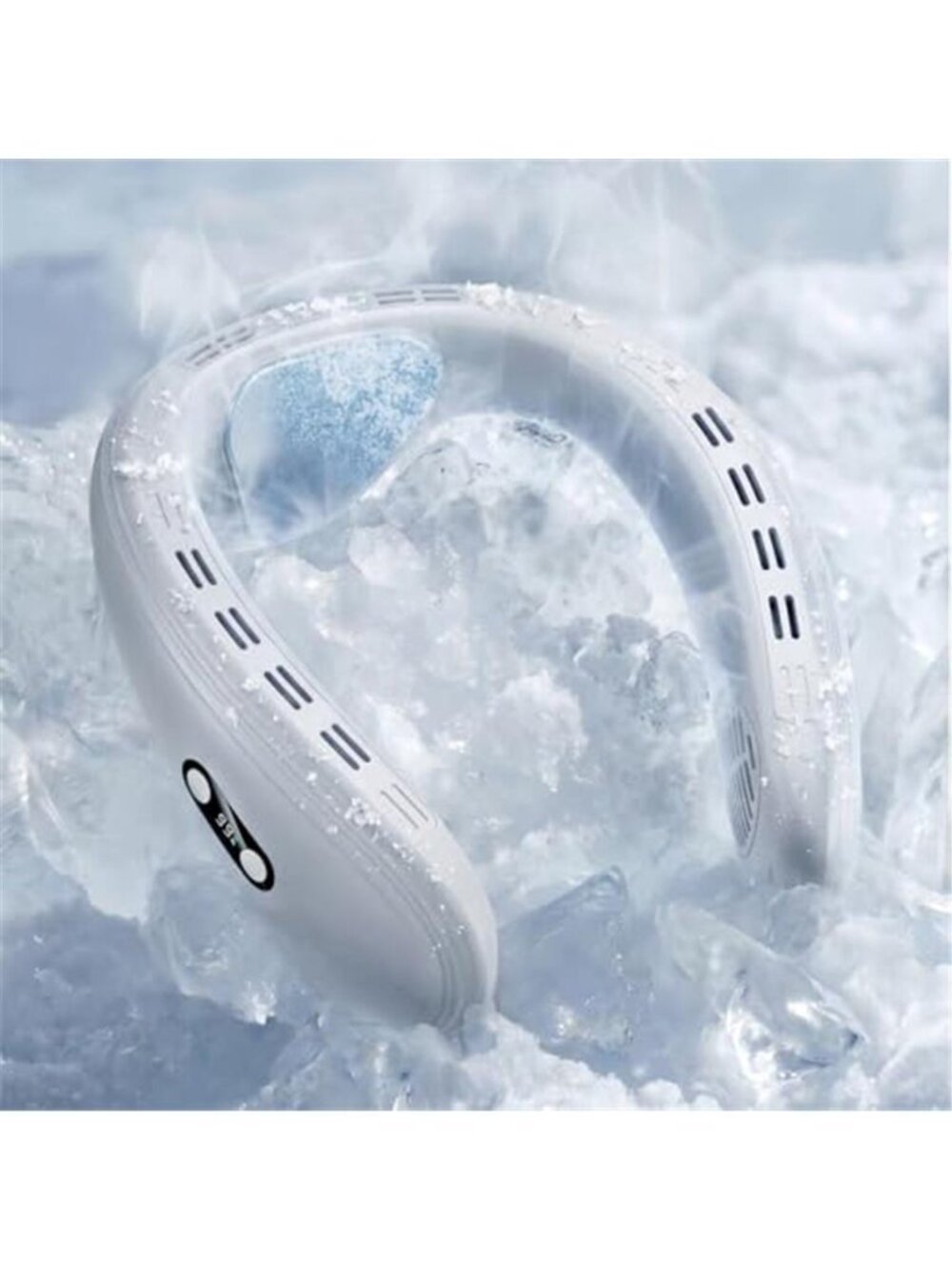 Wearable Neck Air Conditioner Fan - Rechargeable 5200mAh Personal Cooling Device